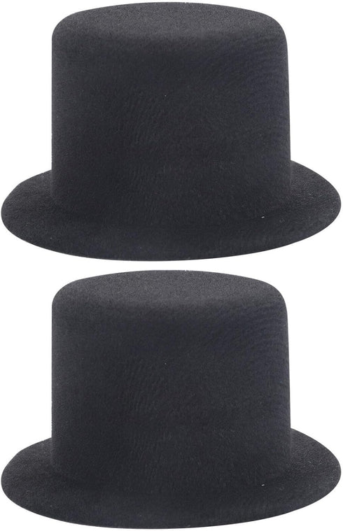 jojofuny 2pcs Miniature Top Hats for dolls doll tophat - top hats for craft wine bottle toppers Decoration Dollhouse Ornament...