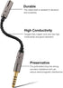 Headphone Adapter 4.4mm Male to 2.5mm Female Adapter for 2.5mm Cable Connected to Balanced 4.4mm Player Device High Stereo Audio Converter OFC Cab...