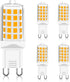 G9 LED Bulbs - 40W Equivalent, T4 Chandelier Light, 2700K Warm White 450lm, Non-Dimmable Bi-Pin G9 Base, 4W LED, 360° Beam Angle, 5-Pack...