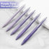 YISAN Retractable Gel Pens,0.5mm,Black Ink,Quick Dry,Fine Tip,Fine Point Aesthetic Pens for Note Taking,Journaling,Office,5 Pcs,Purple Tone,71006...