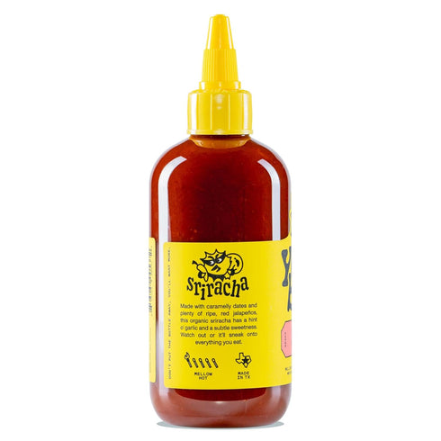 Organic Sriracha Hot Sauce by Yellowbird - Organic Chili Pepper Sauce with Red Jalapenos, Agave and Garlic - Plant-Based, Gluten Free, Non-GMO - H...