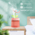 Home Humidifier,260mlCool Mist Humidifier,essential oil diffusers,2 in 1 Portable LED Air Humidifier Desk Lamp,USB Rechaegable Eternal Flower Humi...