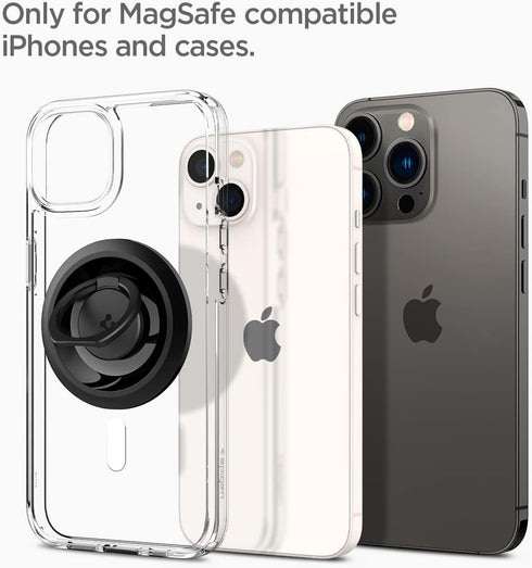 Spigen O-Mag Ring (Upgraded) (MagFit) Magnetic Phone Holder Grip (Popsocket) Designed for MagSafe Compatible with iPhone 15 Pro Max, 15 Pro, 15 Pl...