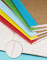 Gwybkq A5 Kraft Composition Notebooks College Ruled Bulk 8Pcs(5.5x8.3),Kraft Cover, Notebooks for High School, College, Office, Home, 60 Pages/30 ...