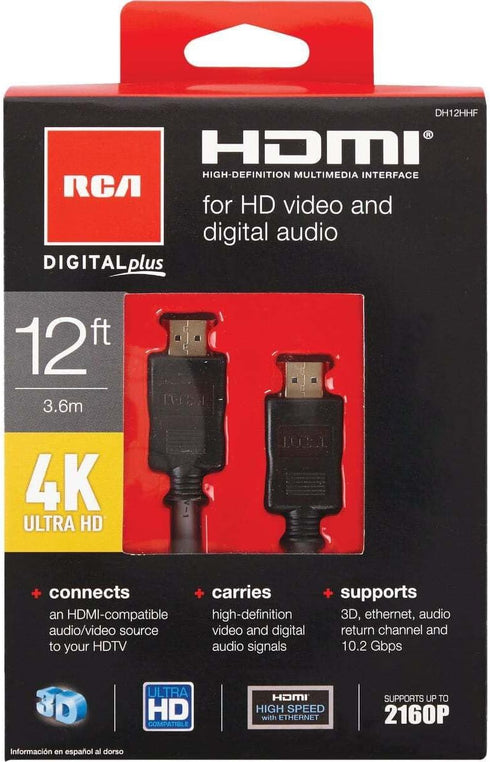RCA 12 FT HDMI to HDMI Cable DH12HH...