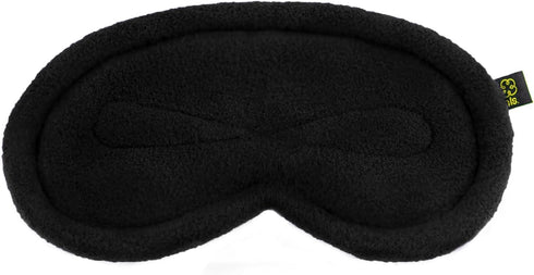 Dream Essentials Infinity Fleece Luxury 3D Sleep Mask - Midnight Black, New 2023 Larger Size...