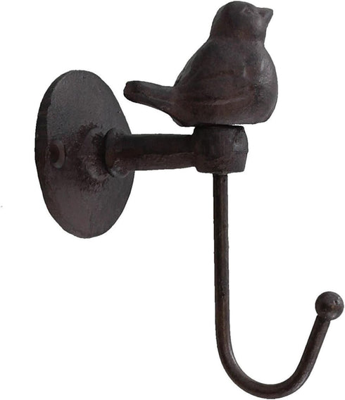 YukaBa 520013 Songbird Wall Hook, Brownish Black (Bird-1Pack)...
