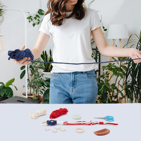 DIY Plant Hanger Kit 3set Macrame Kits for Adults Beginners Indoor Outdoor Hanging Plant Handmade Small Plants Pots Boho Home Decor with Instructi...