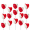 Lollipops Red Heart Shaped Strawberry N' Cream Flavored, 12 Lollipops, Individually Wrapped...