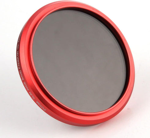 Fotga 49mm Ultra Slim Variable Fader ND2-ND400 Neutral Density ND Filter Adjustable ND2 ND4 ND8 ND16 ND32 ND100 to ND400 for Canon Nikon DSLR Came...