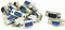 XJSXZC Computer DB Male Female Solder Type Adapter D-SUB Connector 10 Pairs (DB9)...