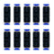 zjxed 1/8" OD x 1/8" OD Pneumatic quick Connector Push to Connect fittings Straight Union/Coupler (Pack of 10)...