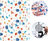 | 10 Pieces Clear PVC Vinyl Sheets, A4 Size See Through Waterproof Vinyl Fabric for Bows Earrings Making-Ocean Starfish...