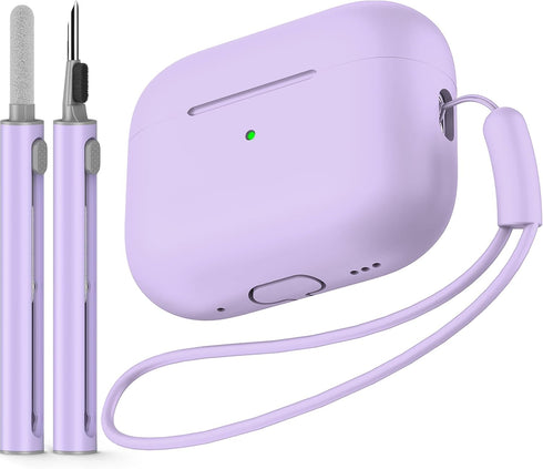 for AirPods Pro 2nd Generation Case (2022/2023) with Cleaner Kit,Soft Silicone Protective Case for Apple AirPod Pro 2 Gen Case Cover for Women Men...