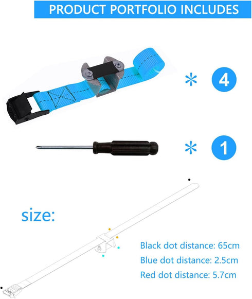 Canopy Weights Set Fits All Canopy Poles up to 1 inch Wide and Removal to Secure Tents, Canopies, and Umbrellas at Outdoor Events (Blue)...