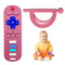 2Pcs Baby Teething Toy, TV Remot Control ShapeTeether for Infant 18+ Months, Never Drop Silicone Chew Toy, Food Grade Silicone Teether...