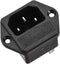 uxcell Screw Mount 3 Pins IEC320 C14 Inlet Power Socket AC 250V 10A W Fuse 1Set...