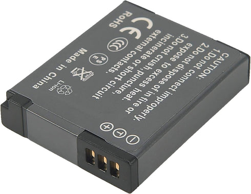 DSTE 2-Pack DMW-BCM13 DMW-BCM13e Li-ion Battery Compatible with Panasonic Lumix DMC-TZ60 ZS30 ZS35 ZS40 ZS45 ZS50 LZ40 TS5 TS6 TS7 TZ37 TZ40 TZ41 ...