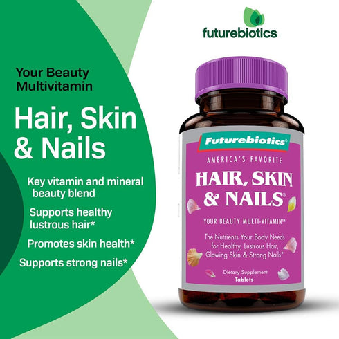 Futurebiotics Hair, Skin, & Nails Beauty Multivitamin, 135 Tablets...