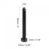 uxcell Hex Lag Screws 1/4" x 2" Carbon Steel Phillips Head Half Thread Self-Tapping Bolts for Deck Building or Joining Lumber 25pcs...