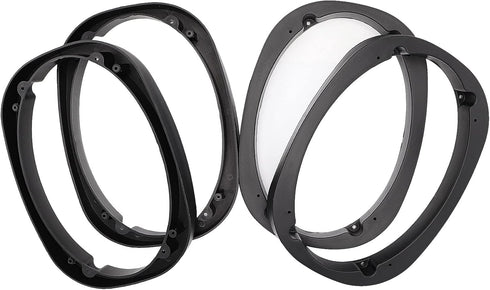 4pcs 6" X 9" Universal Plastic Vehicle Car Speaker Spacer Adapter Mount Car Speaker Spacer Mounting Bracket Adapter Refit Audio Speaker Mat...