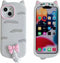 Phone Cover, 3D Cute Kawaii Tail Cat Design Soft Silicone Shockproof Bumper All-Round Strong Protective Phone Case Compatible with iPhone 13 for G...
