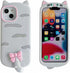 Phone Cover, 3D Cute Kawaii Tail Cat Design Soft Silicone Shockproof Bumper All-Round Strong Protective Phone Case Compatible with iPhone 13 for G...