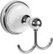Design House Accessories Bathroom Hardware, Robe Hook, Polished Chrome and White...