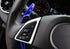 iJDMTOY Blue CNC Billet Aluminum Large Paddle Extensions Compatible with Chevy 2014-2019 C7 Corvette, 2016-up Gen6 Camaro...