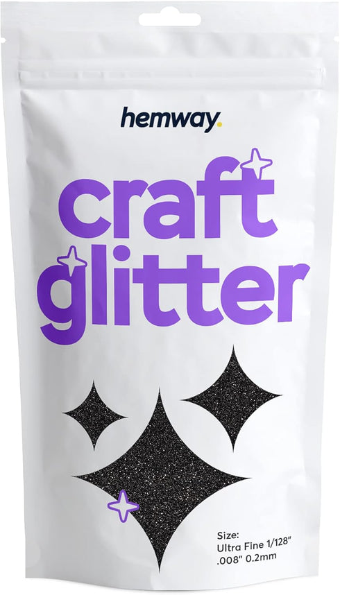 Hemway Craft Glitter 100g / 3.5oz Glitter Flakes for Arts Crafts Tumblers Resin Epoxy Scrapbook Glass Schools Paper Halloween Decorations - Ultraf...