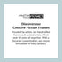 Creative Picture Frames 2 Opening Mahogany Picture Frame With Glass To Hold 5 By 7 Inch Photographs Including 10X12-Inch Black Mat Collage...
