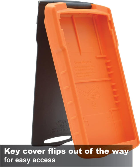 Calculated Industries 5032-4 Armadillo Gear Hard Protective Calculator Case in Orange...