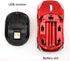 2.4GHz Wireless Mouse Cool 3D Sport Car Shape Ergonomic Optical Mice with USB Receiver for PC Laptop Computer Women Small Hands (Red)...