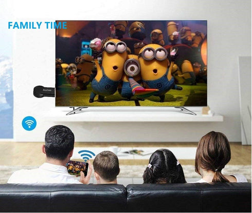 Anycast Plus HD Wireless Display Receiver, SmartSee Airplay MiraCast Adapter DLNA Streaming Stick Cast iOS Mac Android Phone Screen to HD TV Thank...