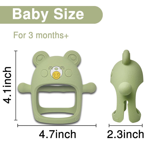 Baby Teething Toys, No Drop Teething Toys for Babies 0-6 Months, Baby Chew Toys for Teething Relief, Hand Teethers for Babies, Great Baby Shower G...
