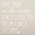 Time Spent on The Water Stencil by StudioR12 | Craft DIY Summer Home Decor | Paint Wood Sign | Reusable Mylar Template | Select Size (12 inches x ...
