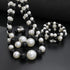 Large Big Pearl Necklace and Earring Set Multi Strand Pearl Necklace Costume Jewelry Chunky Pearls Necklaces for Women...