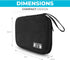 Electronics Charger Organizer - Travel Cable Case for Cords, Chargers, and Tech Accessories...
