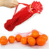 100 Pack 20'' Mesh Nylon Netting with Loop-Style Closures, Red Reusable Nylon Mesh Net Produce Grocery Toys Fruits Vegetables Storage Poly Bags, S...