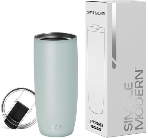 Simple Modern Travel Coffee Mug Tumbler with Flip Lid | Reusable Insulated Stainless Steel Cold Brew Iced Coffee Cup Thermos | Gifts for Women Men...