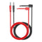 Goupchn 2PCS 4mm Banana Plug to Test Hook Clips Test Leads Copper Soft Cable Wires for Multimeter Electrical Testing 500V 5A...