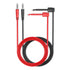 Goupchn 2PCS 4mm Banana Plug to Test Hook Clips Test Leads Copper Soft Cable Wires for Multimeter Electrical Testing 500V 5A...