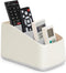 Remote Control Holder with 4 Compartments,TV Remote Caddy/Box/Tray Organizer for Bedside Table/Office Desk,Desktop Storage Organizer for Small Con...