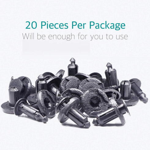 Lantee 20Pcs 11296-AG000 Bumper & Radiator Support Retainer Push Clips Fit for Nissan Altima Titan Versa Murano & Fit for Infiniti FX35 FX37 FX45 ...