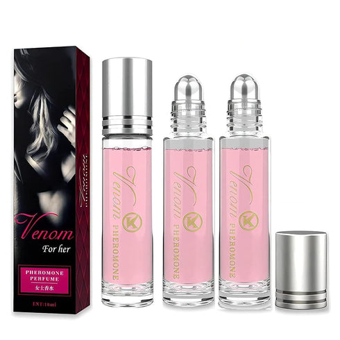 3Pcs Women Pheromone Perfume, Lunex Pheromone Perfume for Women, Ferromont Roll-on Perfume Serum...