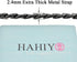 HAHIYO Purse Chain Strap Length 47.2” Bright Black for Shoulder Cross Body Sling Purse Handbag Clutch Bag Replacement Strap Comfortable Flat 0.4” ...