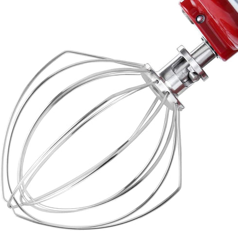 K45WW 6'' Wire Whip Compatible with 4.5-5Qt KitchenAid Tilt-Head Stand Mixer, Kitchenaid Whisk Replacement For Egg Cream Stirrer, Flour Cake Ballo...