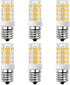 E17 LED Bulb, Stovetop Light, Appliance Bulb Under Microwave Oven, Non-Dimmable, 4W Warm White 3000K, 110V-130V, 6-Pack...