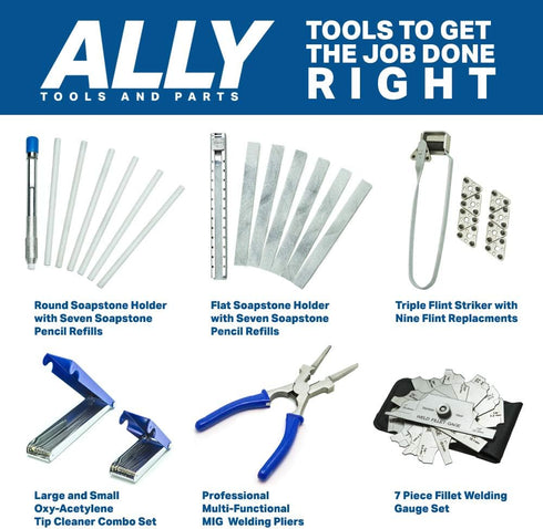 ALLY Tools Professional Multi-Functional 8" Anti-Rust MIG Welding Pliers Professional Welding Pliers - Reliable and Durable MIG Pliers...