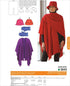 Kwik Sew K3543 Hats Sewing Pattern, Mittens and Shawl...